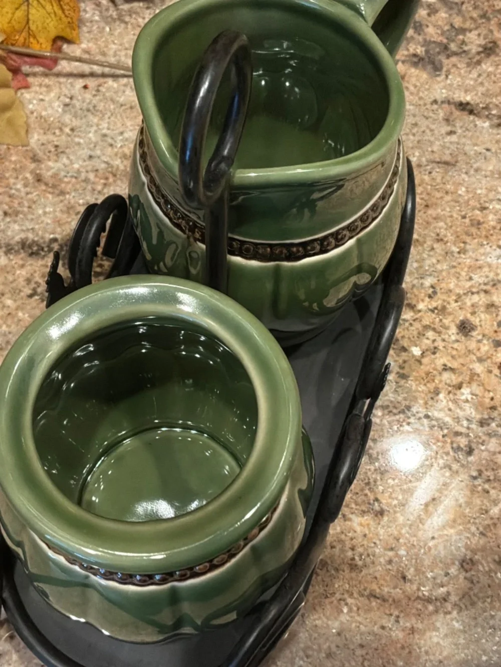 Cracker Barrel Rooster sugar & creamer set